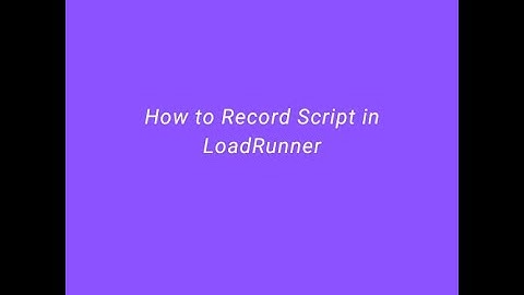How to Record Script in LoadRunner || Loadrunner tutorial for beginners || Load testing