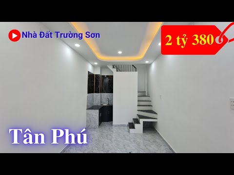 Chính chủ bán nhà Tân Phú đường Kênh Tân Hóa. Nhà đẹp 2 lầu 2PN2WC, cách mặt tiền 30m, sổ hồng riêng