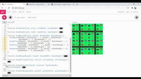 Drawing a Random City - p5.js Let