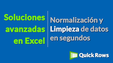 Cómo depurar y normalizar datos en Excel