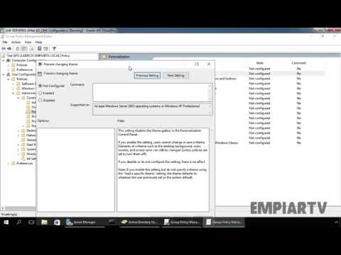 Create and Link a Group Policy Object in Windows Server 2016