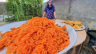 FAFDA JALEBI RECIPE | GUJRATI FAFDA RECIPE | INDIAN STREET FOOD | DESSERT RECIPE screenshot 2