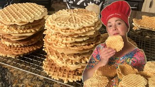 Italian Waffle Cookie (Pizzelle) Recipe by No Fear Cooking!