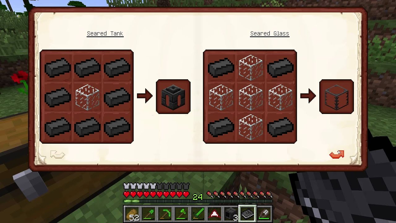 Плавильня майнкрафт схема