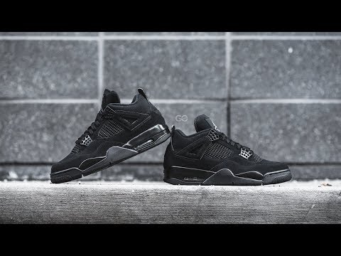 air-jordan-4-retro-"black-cat":-review-&-on-feet