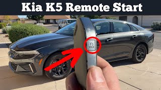 2024 - 2026 KIA K5 | How To Use Remote Start Feature On Key Fob - Circle Hold Button