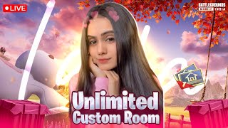 BGMI CUSTOM ROOM LIVE || GIRL GAMER ❤️| A6 Royal Pass Giveaway | bgmicustomroom #bgmi