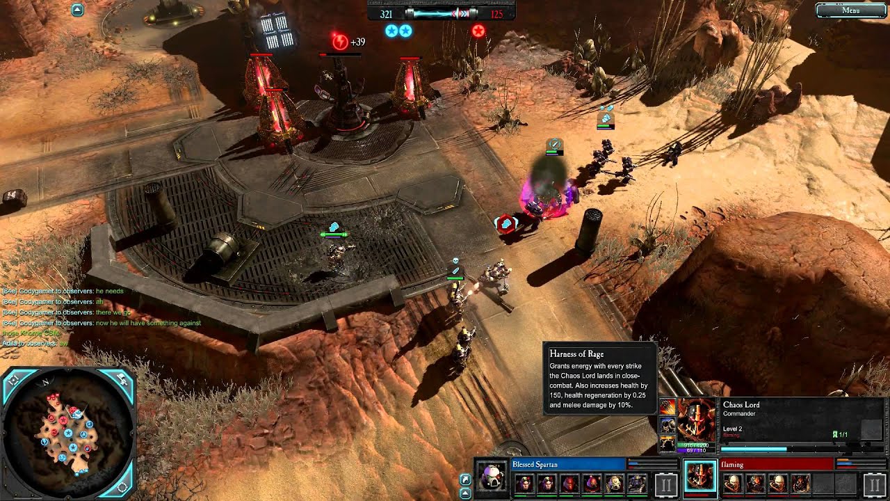 Dawn of War 2: Retribution - 1v1 | Blessed Spartan [vs] flaming