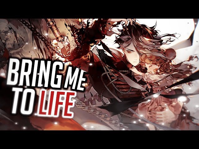 Nightcore - Bring Me to Life (Rock Version) (Lyrics) class=