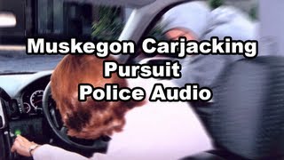 Stolen Vehicle Pursuit in Muskegon - Police Audio
