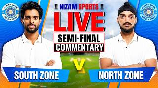 🔴Live: South Zone vs North Zone | Duleep Trophy | Live Cricket Score & Commentary