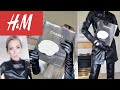 H&M HAUL and TRY ON beautiful faux leather coat found and my first Chanel Book