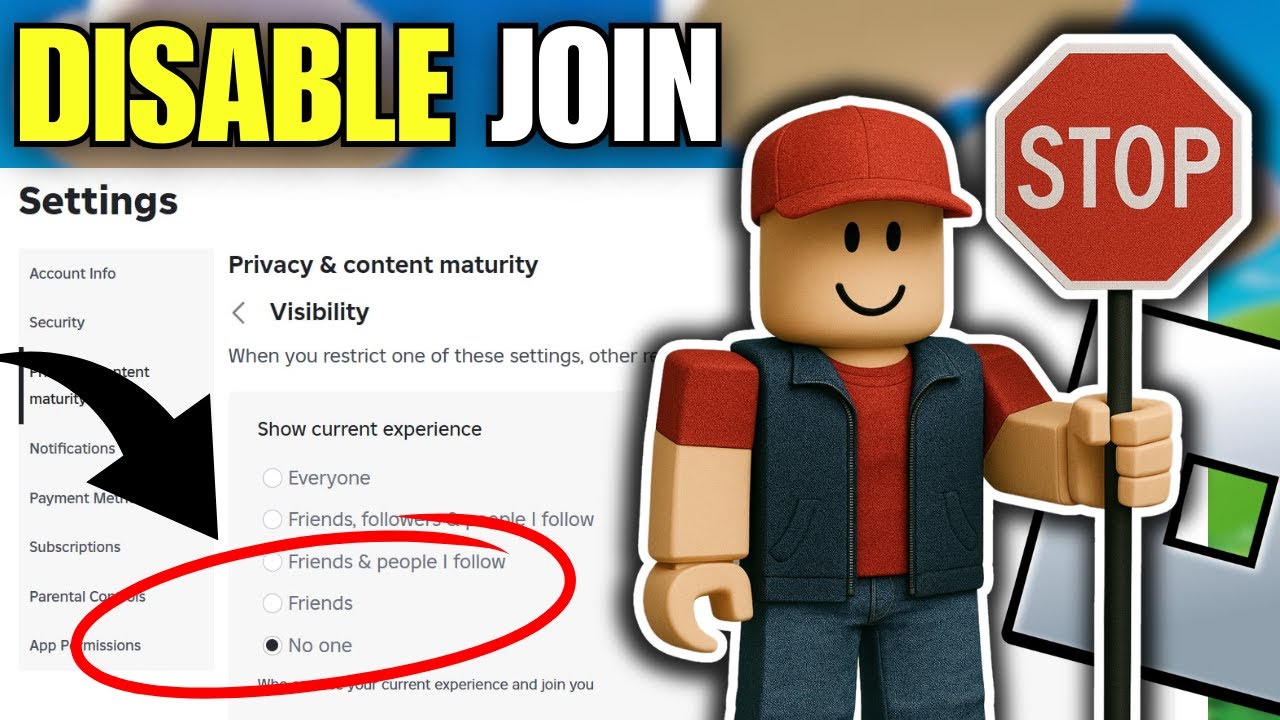 How To Turn Off Joins In Roblox 2025 YouTube 