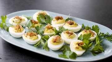 The Best Jalapeño Popper Deviled Eggs Recipe | Texas Dinner Party S2.E1