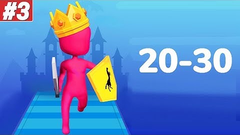 Crowd Clash 3D Gameplay Walkthrough Part 3 Level 20-30 iOS Android