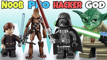 Saber Merge Galaxy Battle - NOOB vs PRO vs HACKER vs GOD