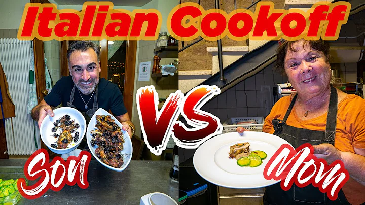 Italian Cooking Competition // Mother vs Son: Lear...