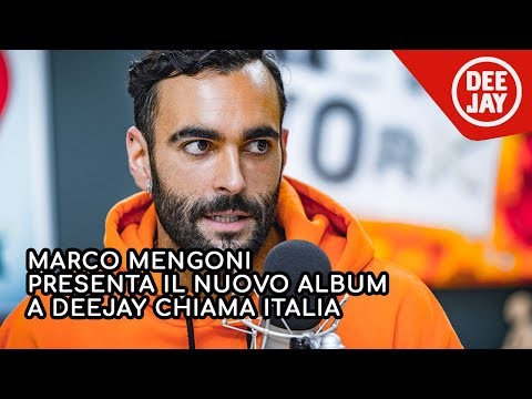 Marco Mengoni presenta il nuovo album "Atlantico" a Radio Deejay