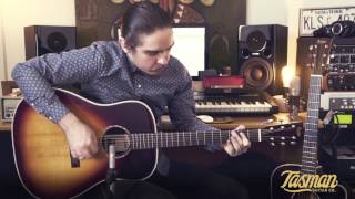 the tasman ta200d-e dreadnought acoustic guitar