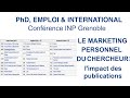 Le marketing personnel du chercheur  les indices dimpact