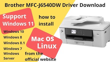 Brother MFC-J6540DW Driver Download and Setup Windows 11 Windows 10, Mac 13, Mac 12