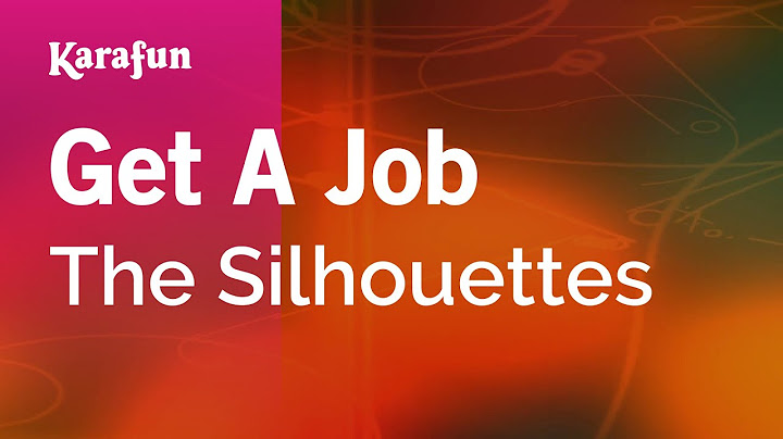 Get a Job Instrumental version - Instrumental performance video thumbnail