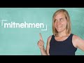 German Lesson (212) - The Difference Between mitbringen and mitnehmen - German Verbs - B1