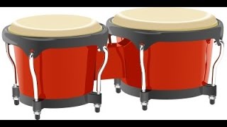 bongo drums sound effect beating banging drum sounds