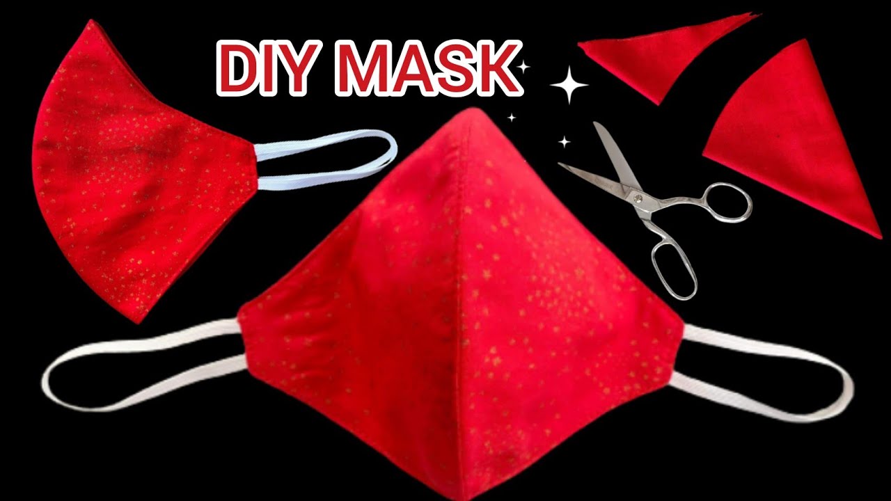 Fast & Easy 😷3D Mask making Ideas |DIY Breathable Face Mask Sewing ...