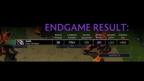 Dota 2 Random FARM TD waves 215+  [Mutations,7961+ Rating] "Keith