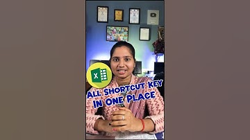 🔥👍 Excel All Shortcut Key in One Place 💥 Useful Shortcut Key in Excel #ytshorts #shorts #excel