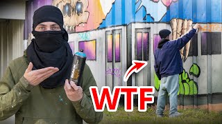 He painted over my MURAL!