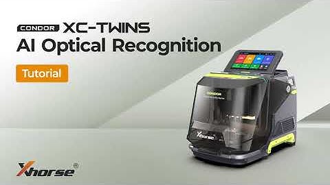 Xhorse XC-TWINS Key Cutting Machine – AI Optical Recognition Showcase