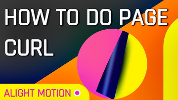 How To Page Curl in Alight Motion #tutorial #motiongraphics