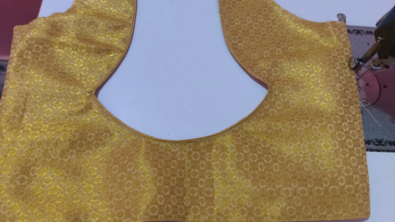 Back neck matka design ️🪡 blouse ll cutting and stitching - YouTube