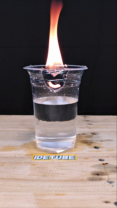 Fire does not burn water #facts #experiment