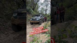 Ormanın Derinliklerinde Yol Alırken.. #Offroad #Mitsubishitriton #Forest #Wildlife #Toyotahilux #Mud