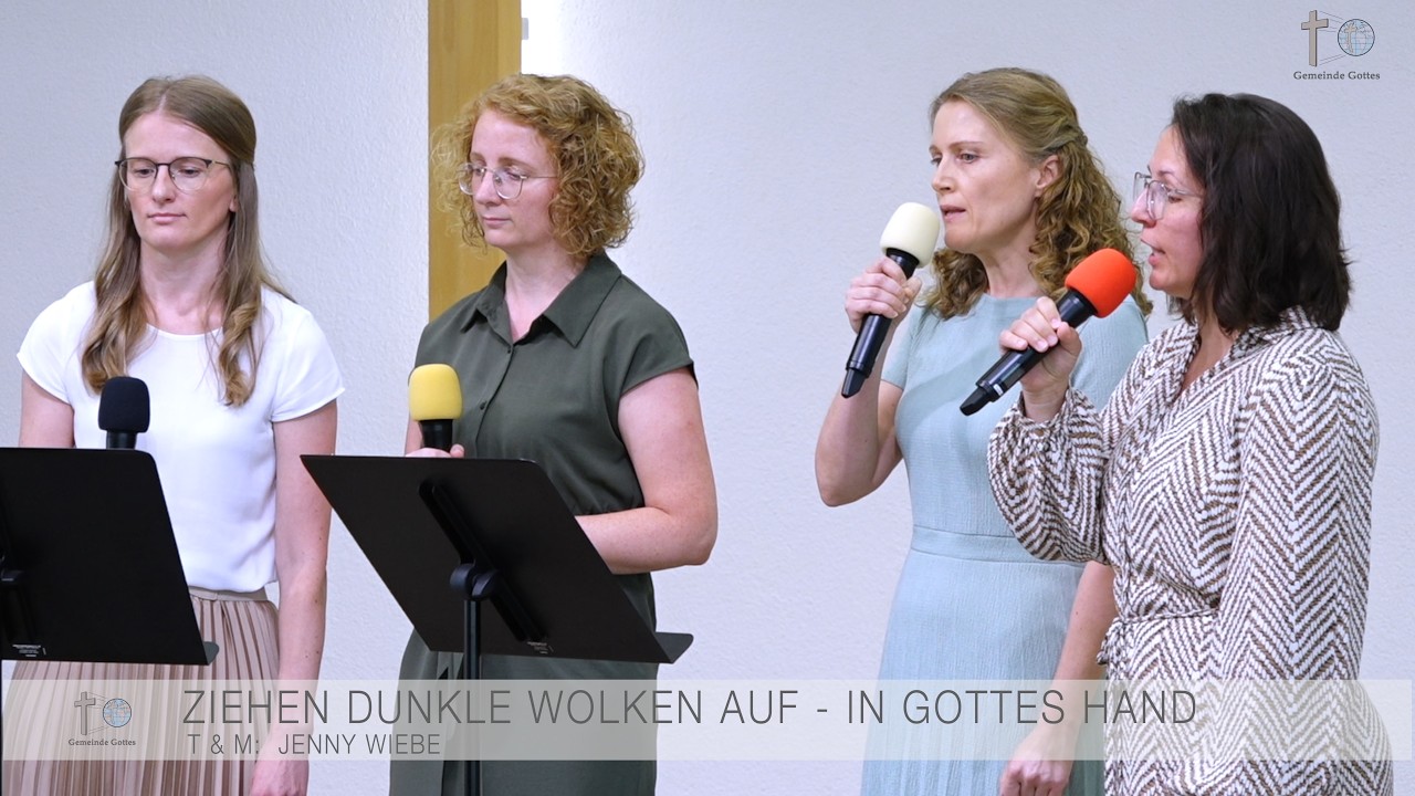 Ziehen dunkle Wolken auf  -  In Gottes Hand