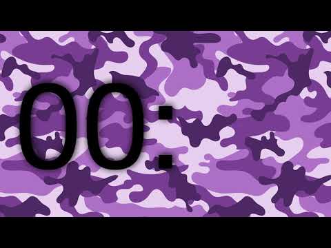 30 Second Timer Count Down Camo Purple