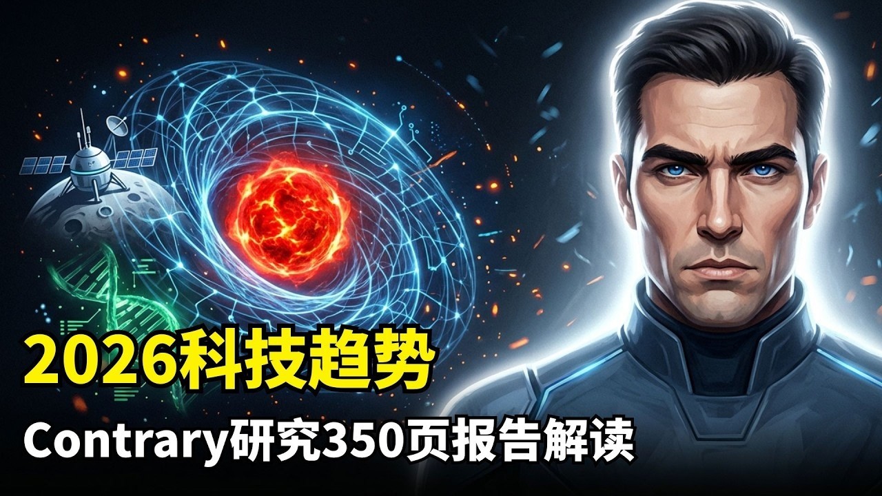 【修正版】2026年科技趋势 | Contrary 350页报告解读 | 算力能源 | 中国核电 | DeepSeek | 自动驾驶 | Waymo | GLP1 | Neuralink | 计算理论