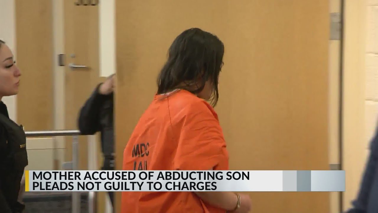 Mother who triggered Amber Alert pleads not guilty to charges - YouTube
