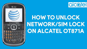 How To Unlock Network/SIM Lock On Alcatel One Touch OT871A - [romshillzz]