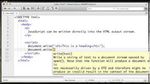 javaScript Day1 - How To - document.write