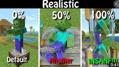 Liquid Mobs - Default/Another/INSANE - Realistic Minecraft View