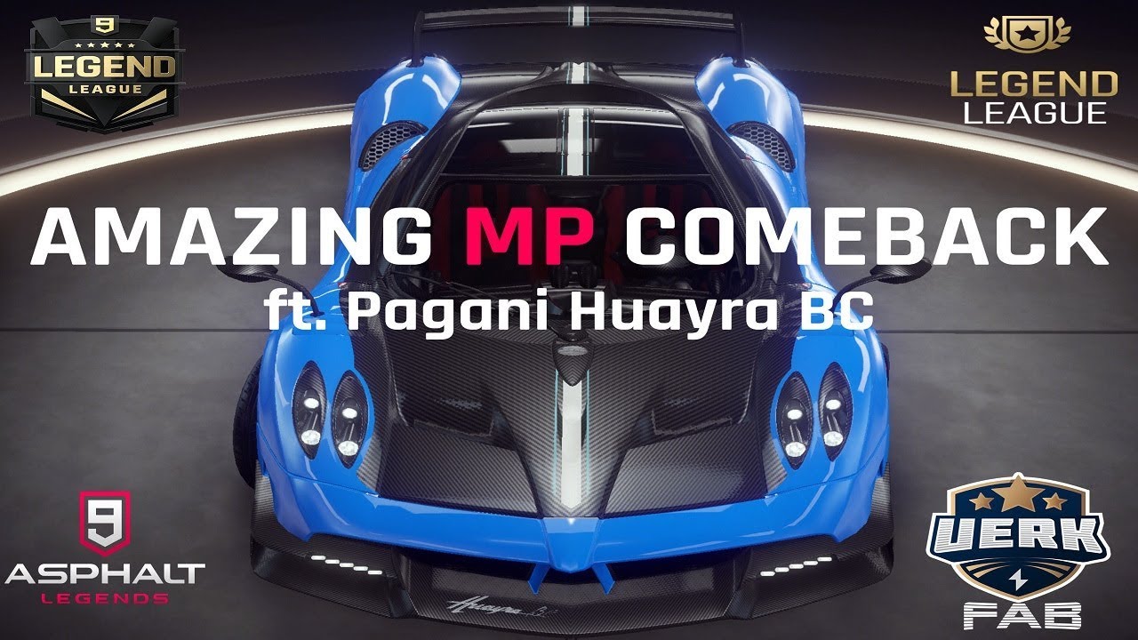 Asphalt 9 | Amazing MP Comeback | Pagani Huayra BC | Huayra Series | 