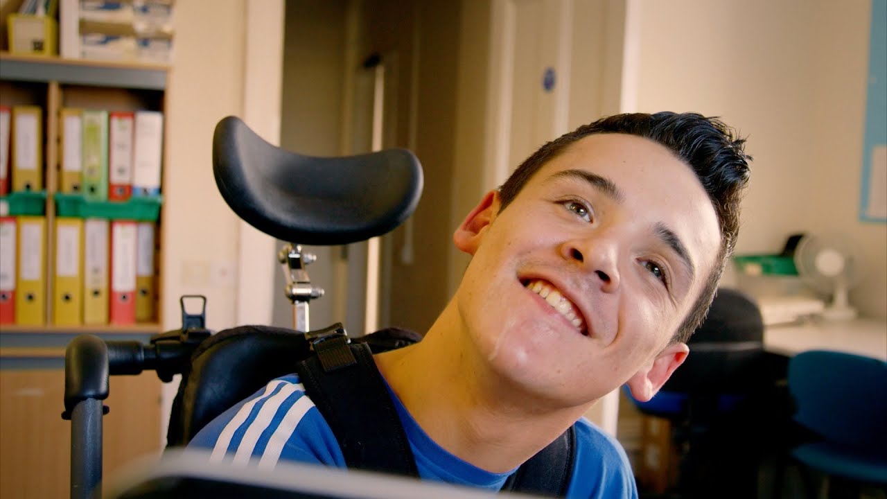 Lewis wants a Geordie communicator - The Unbreakables: Love and Life on Disability Campus - BBC