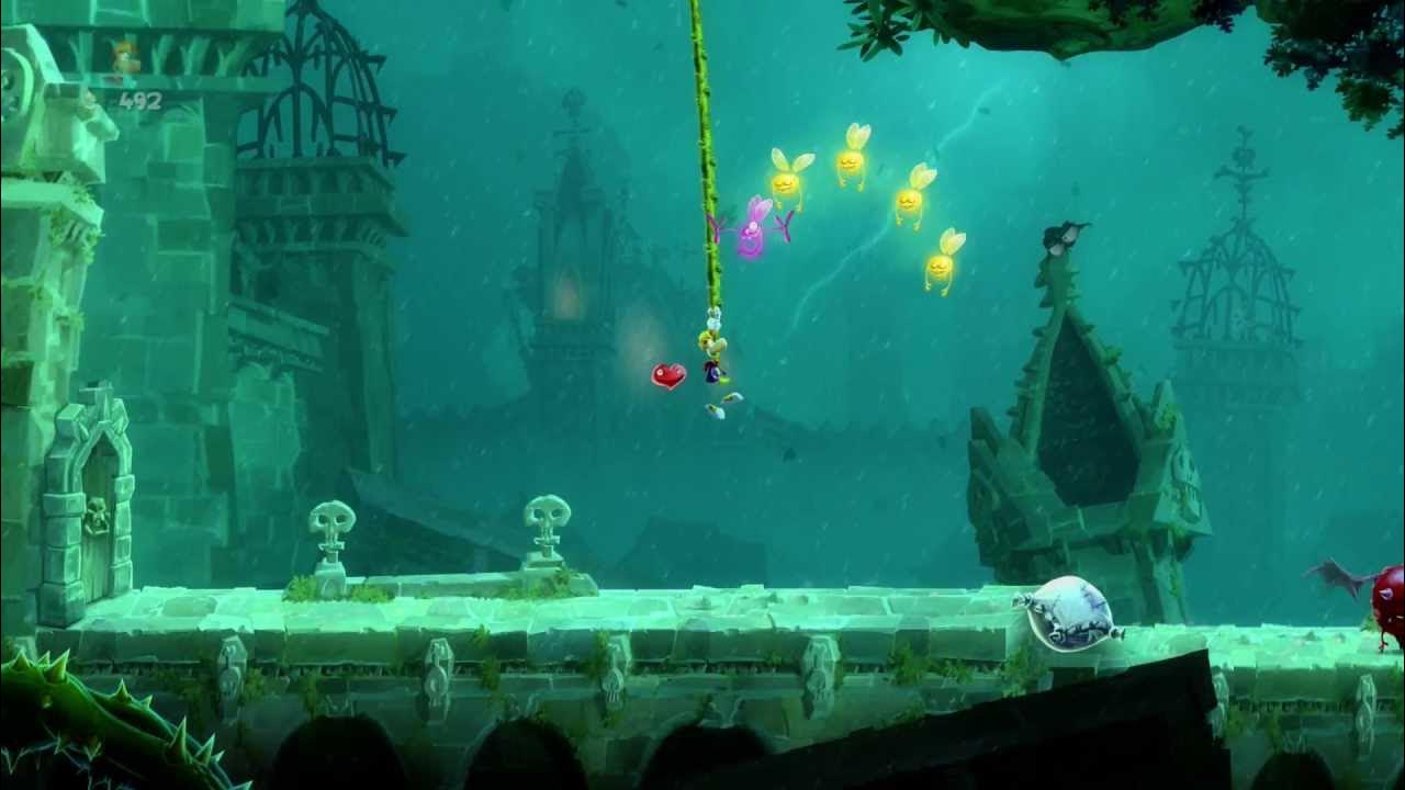 Rayman Legends Xbox 360 HD Gameplay First 35 Minutes 