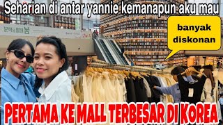 PERTAMA KE MALL TERBESAR DI KOREA DAN SEHARIAN DIANTERIN @Yanniekim KEMANA AJA YANG AKU MAU