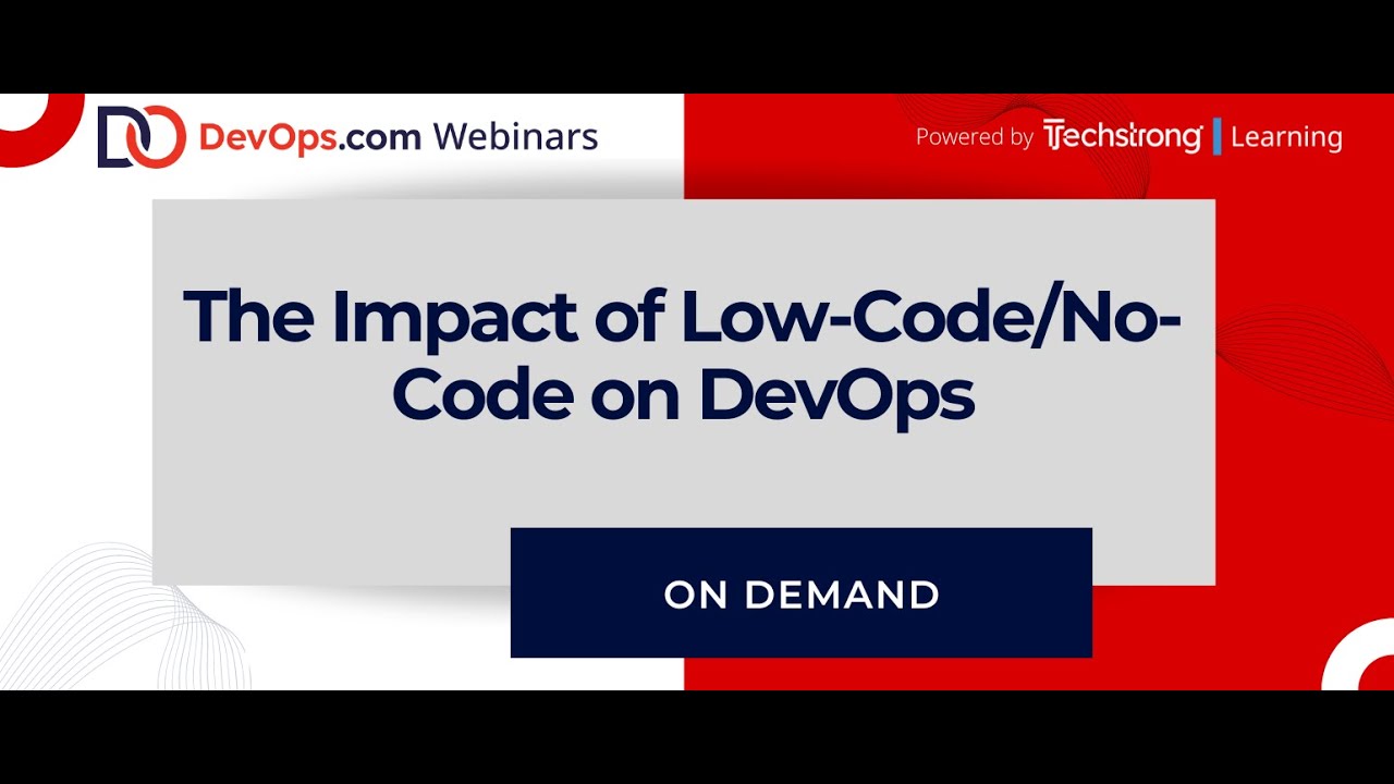 The Impact of Low CodeNo Code on DevOps - YouTube