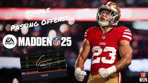 Simple Passing Offense Singleback Tight Doubles Madden 25
